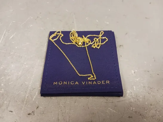 MONICA VINADER MINIATURE CHAIN LINK NECKLACE 