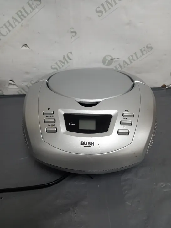 BUSH STEREO SPEAKER AUDIO BOOMBOX PORTABLE CD PLAYER