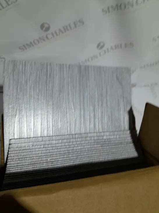 BOX OF APPROXIMATELY 15 SHEETS OF LINEAL - GREY 