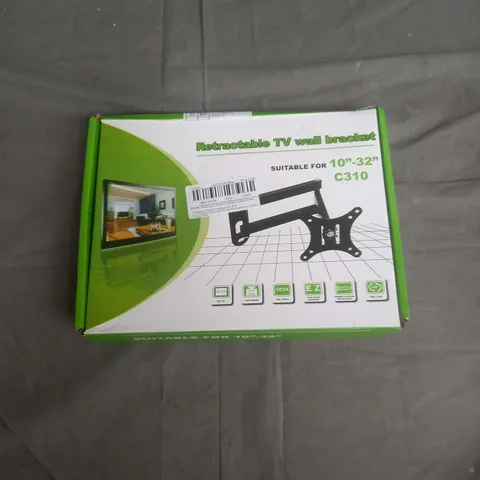 BOXED RETRACTABLE TV WALL BRACKET 