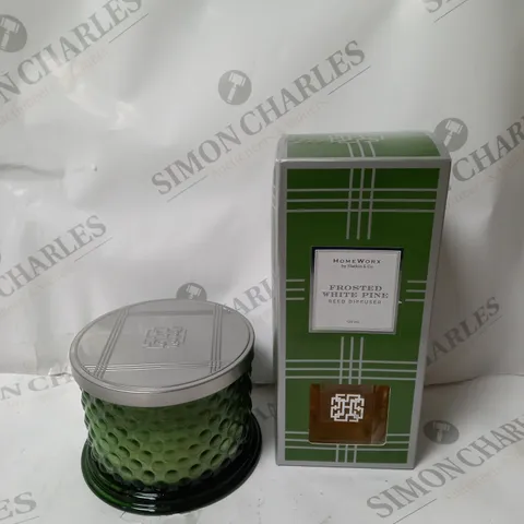 HOMEWORX BY HARRY SLATKIN & CO. 3 WICK CANDLE & REED DIFFUSER SET