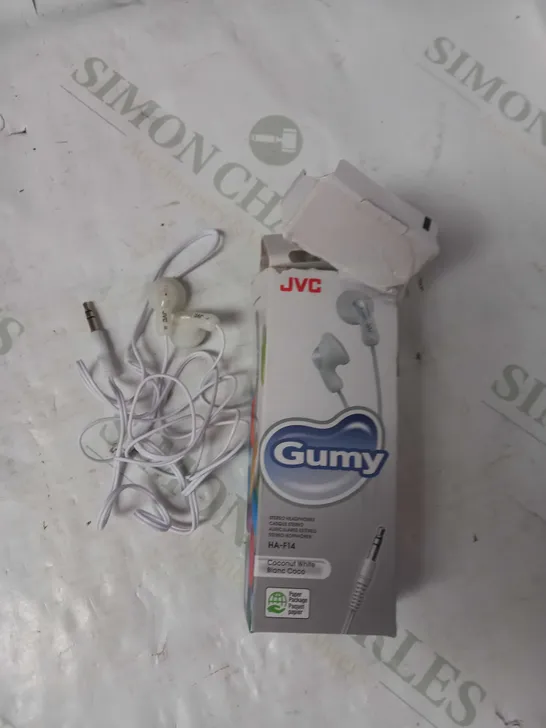 GUMY WHITE EARPHONES