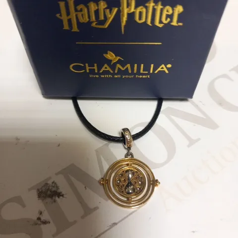 BOXED HARRY POTTER CHAMILIA TIME TURNER NECKLACE