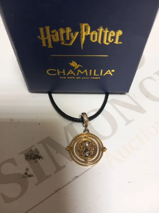 BOXED HARRY POTTER CHAMILIA TIME TURNER NECKLACE