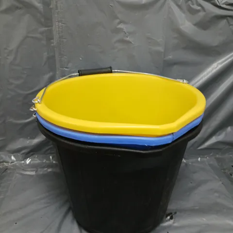 LOT OF 3 GARDEN BUCKETS 