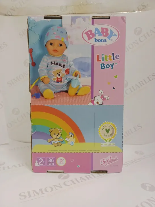 BOXED BABY BORN LITTLE BOY 36CM  RRP £44