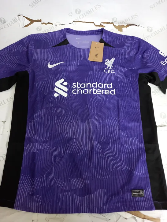 NIKE DRI FIT LIVERPOOL FOOTBALL SHIRT - LARGE