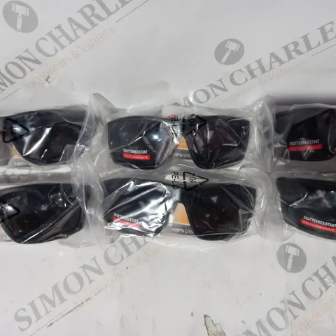 BOX OF APPROXIMATELY 10 OBJECT UV400 LENSES GLASSES IN BLACK