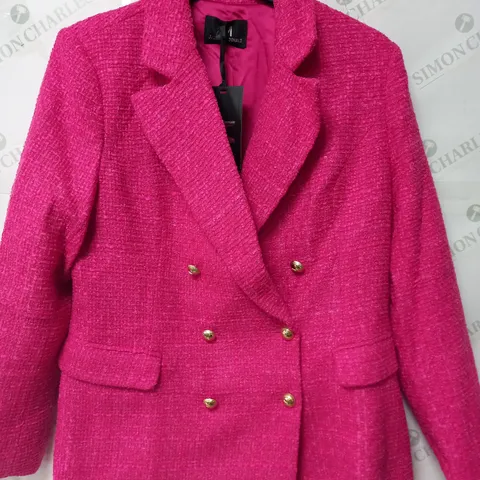 JULIEN MACDONALD MILITARY JACKET FUSCHIA SIZE 12