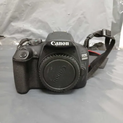 BOXED CANON EOS 2000D SLR BLACK CAMERA 