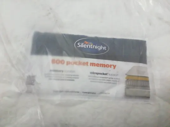 BAGGED POCKET MEMORY 800 6' SUPER KING MATTRESS 