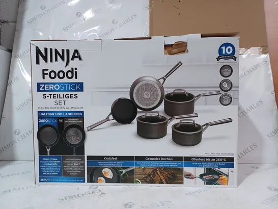 BOXED NINJA FOODI ZEROSTICK PAN SET