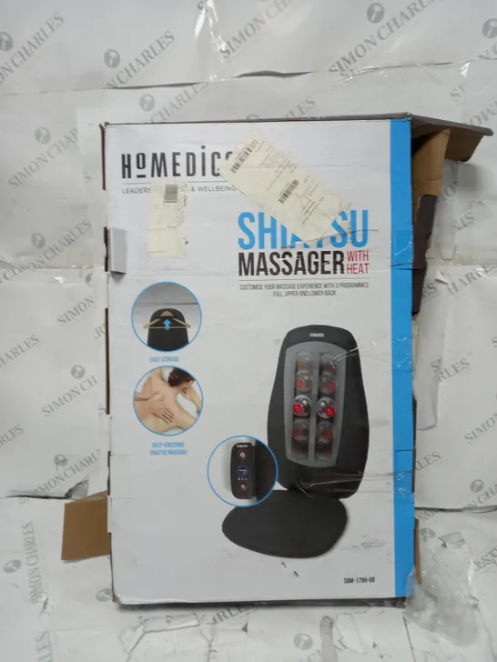 HOMEDICS SHIATSU MASSAGER WITH HEAT 