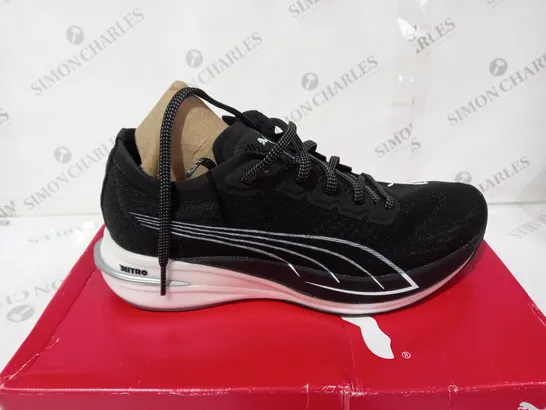 PUMA DEVIATE NITRO LD24 BLACK/WHITE SIZE 6