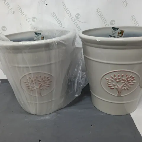 CREEKWOOD SET OF 2 30CM GARDEN POTS 