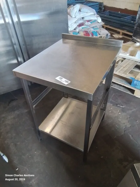 COMMERCIAL KITCHEN STAINLESS STEEL EASY CLEAN COUNTER/WORK TOP