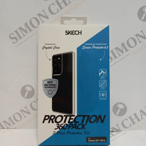 BOXED SEALED SKECH PROTECTION 360 PACK FOR SAMSUNG GALAXY S21 ULTRA 