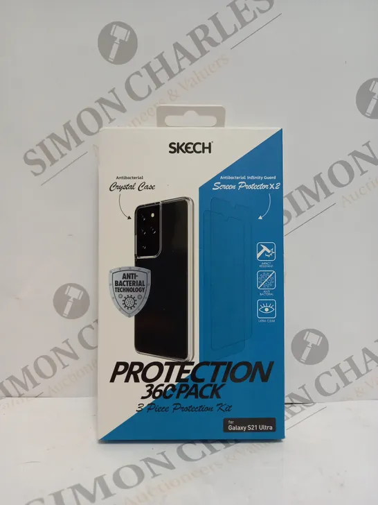 BOXED SEALED SKECH PROTECTION 360 PACK FOR SAMSUNG GALAXY S21 ULTRA 