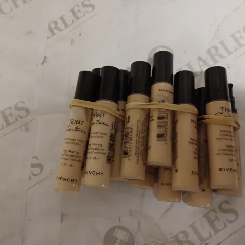 12 ASSORTED GIVENCHY FLUID FOUNDATION 