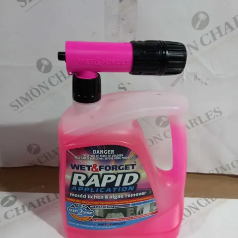 WET & FORGET RAPID 2 LITRE BOTTLE WITH SNIPER NOZZLE