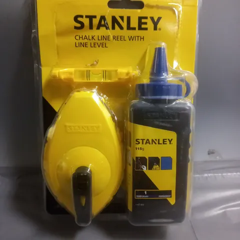 STANLEY CHALK LINE REEL WITH LINE LEVEL