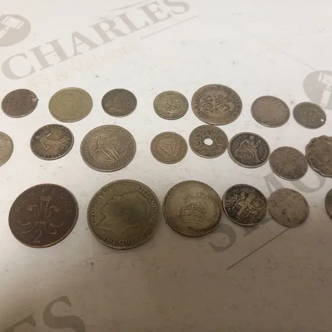 SMALL COLLECTION OF COINS TO INCLUDE;