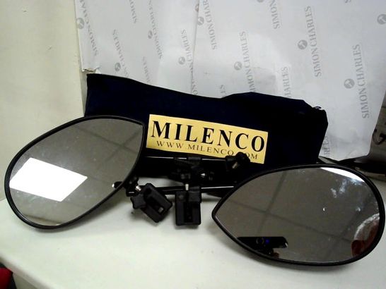 PAIR OF MILLENCO TOWING MIRRORS WITH SOFT CASE