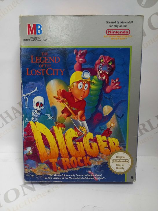 DIGGER T. ROCK THE LEGEND OF THE LOST CITY NES GAME