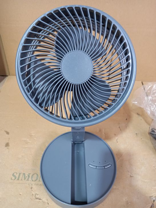 MY FOLDAWAY FLOOR & TABLE FAN - GREY