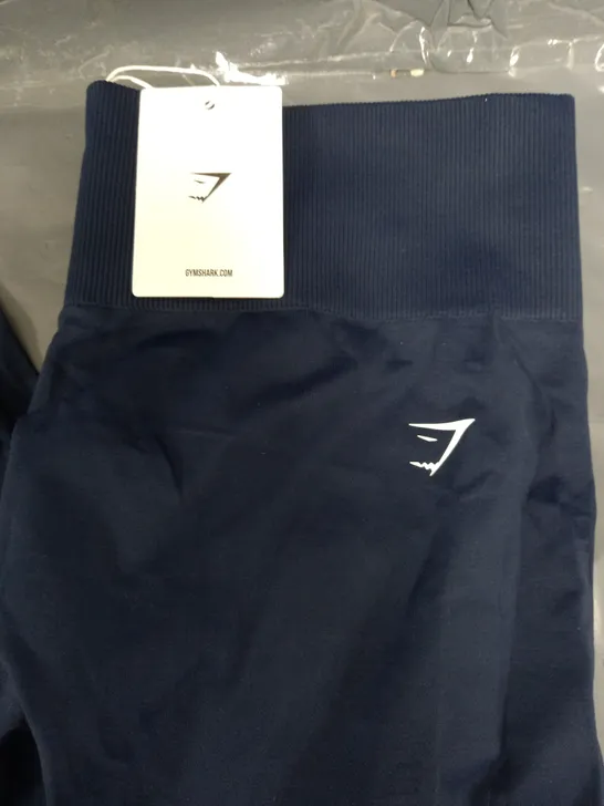 GYMSHARK EVERYDAY SEAMLESS LEGGINGS IN NAVY - LARGE