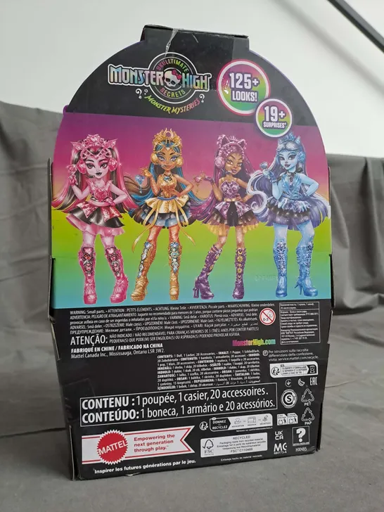 MONSTER HIGH SKULLTIME SECRETS MONSTER MYSTERIES 