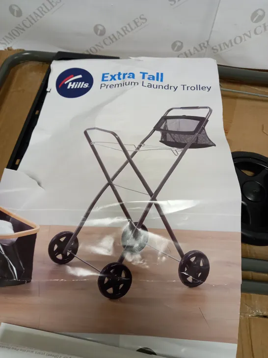 HILLS EXTRA TALL PREMIUM LAUNDRY TROLLEY