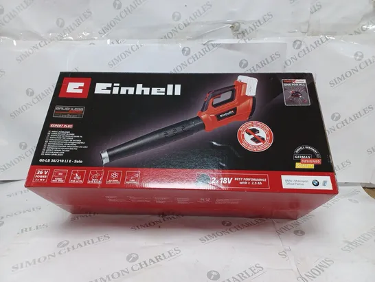 BOXED EINHELL CORDLESS LEAF BLOWER