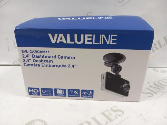 BOXED VALUE LINE SVL-CARCAM 11 2.4" DASHBOARD CAMERA