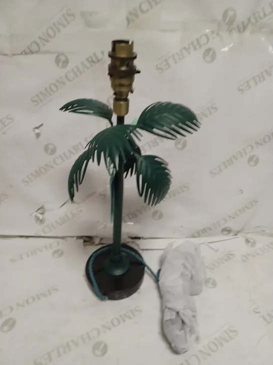 JOHN LEWIS MATTHEW WILLIAMS PALM TREE LAMP BASE // COLLECTION ONLY