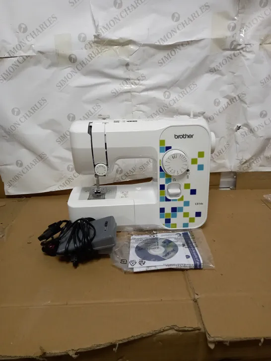 BROTHER LS14 SEWING MACHINE WHITE