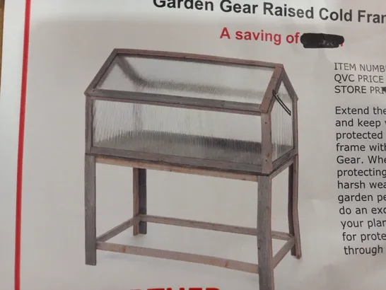 GARDEN GEAR RAISED COLD FRAME