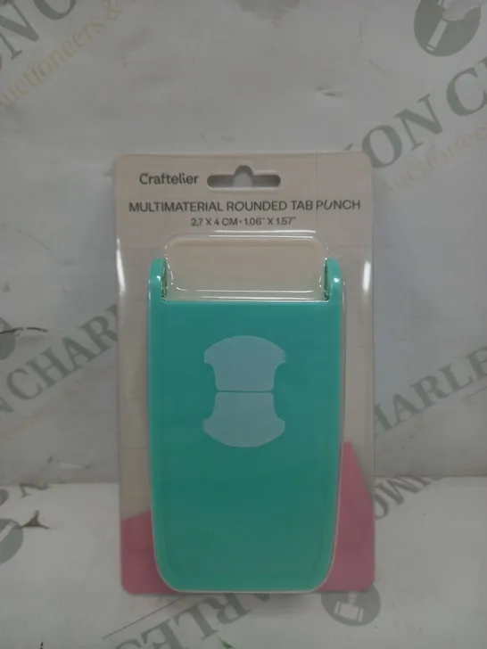 CRAFTELIER MULTIMATERIAL ROUNDED TAB PUNCH