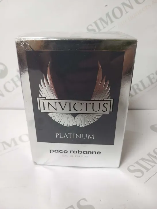 BOXED AND SEALED INVICTUS PLATINUM PACO RABANNE 100ML