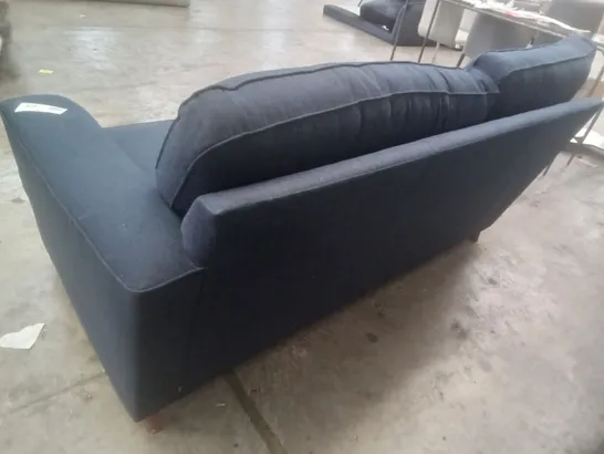 QUALITY DESIGNER RHF SOFA-BED SECTION - NAVY FABRIC 