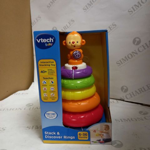 VTECH BABY STACK AND DISCOVER RINGS 6-36 MONTHS
