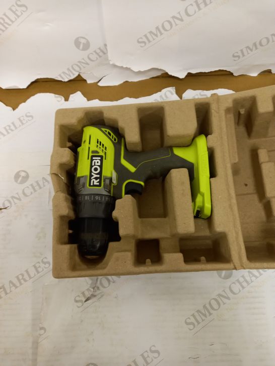 RYOBI R18DD3-120S ONE PLUS CORDLESS DRILL DRIVER STARTER KIT, 18 V