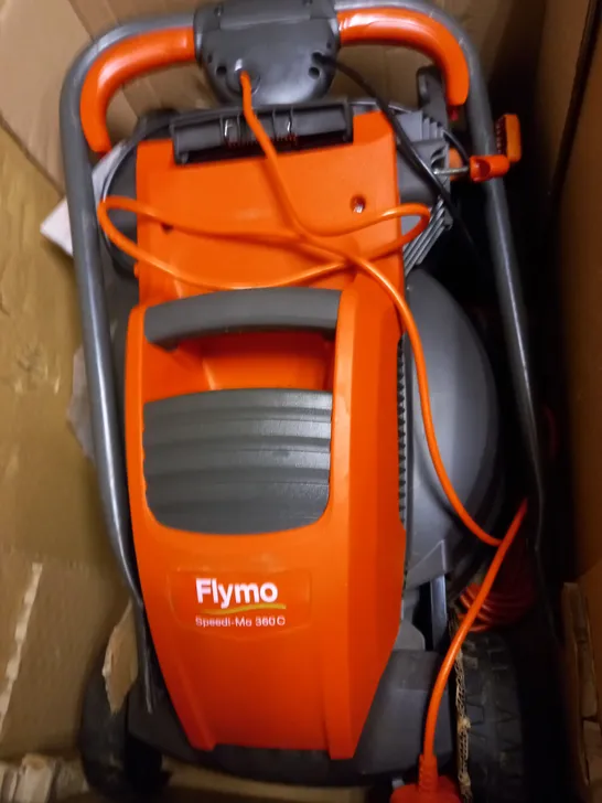 FLYMO SPEEDI-MO 360C ELECTRIC WHEELED LAWNMOWER