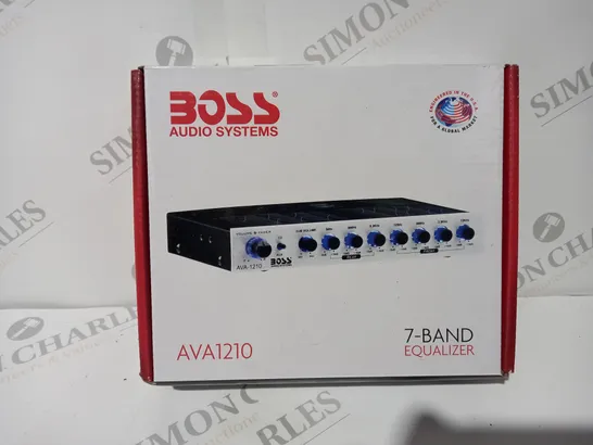 BOSS AUDIO SYSTEM AVA1210 7 BAND EQUALIZER