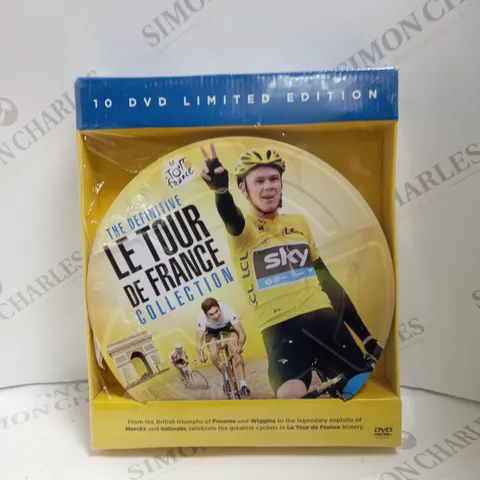 SEALED & BOXED 10 DVD LIMITED EDITION THE DEFINITIVE LE TOUR DE FRANCE COLLECTION 