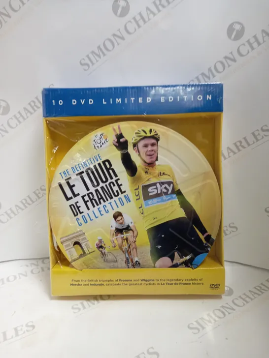 SEALED & BOXED 10 DVD LIMITED EDITION THE DEFINITIVE LE TOUR DE FRANCE COLLECTION 