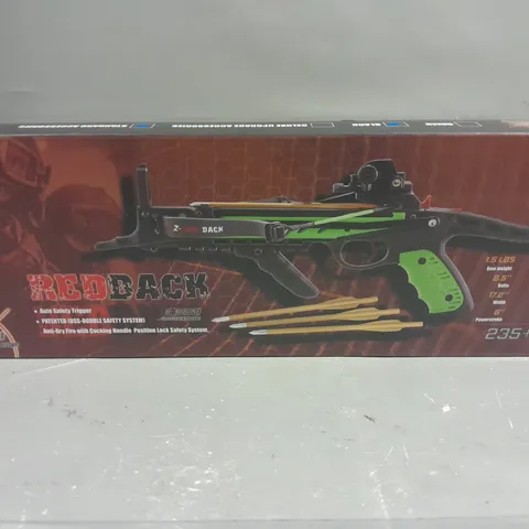 BOXED RED BACK CROSSBOW