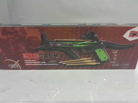 BOXED RED BACK CROSSBOW