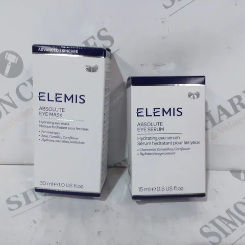 BOXED ELEMIS ADVANCED SKINCARE EYE SERUM & MASK