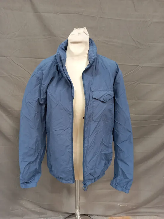 BARBOUR BLUE PADDED JACKET - SMALL